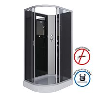 Душевая кабина без крыши Niagara Classic NG 3512-14RBK 120*80 правая