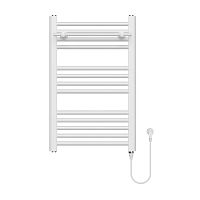 Полотенцесушитель электрический Gerhans K610745W-1(K610845W-1) 45*70, 45*80 белый (с полкой)