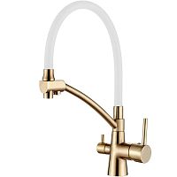 Смеситель с подключением фильтра для кухни Ledeme L4855Y-3