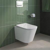 Унитаз подвесной безободковый Belbagno DUE 2.0 сидение микролифт