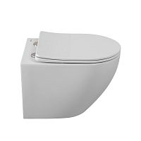 Унитаз подвесной безободковый Belbagno SFERA-TOR смыв Торнадо, сидение микролифт