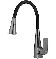 Смеситель для кухни Haiba HB73823-3 Grafit/Black