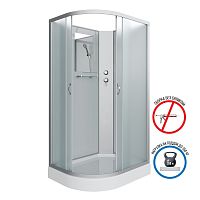 Душевая кабина без крыши Niagara Classic NG 3312-14RBK 120*80 правая