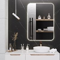 Зеркало с подсветкой Aqua de Marco Milan 70*100/100*70 универсальное