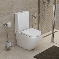 Унитаз напольный Belbagno SFERA-TOR, слив торнадо сиденье микролифт BB865SC