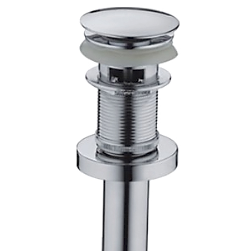 Донный клапан click-clack с переливом Haiba HB65-2 хром