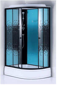 Душевая кабина Дана 482 120*80 левая, средний поддон