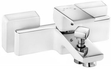 Смеситель для ванны E.C.A Tiera 104802469EX, белый