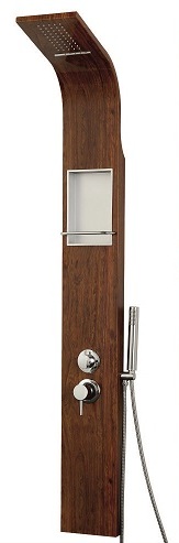 Душевая панель Дана S911-1 нерж. сталь Дерево