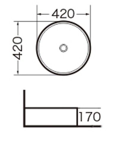 Раковина на столешницу Grossman Classic GR-3014 420х420х170мм фото 4 Раковина на столешницу Grossman Classic GR-3014 420х420х170мм фото 4