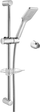 Душевой гарнитур E.C.A Tiera Sliding Rail Hand Shower Set 102146029EX (стойка, лейка 1 режим, шланг 150) Душевой гарнитур E.C.A Tiera Sliding Rail Hand Shower Set 102146029EX (стойка, лейка 1 режим, шланг 150)