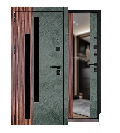 Дверь входная Tandoor Малахит Палм грин/Палм грин