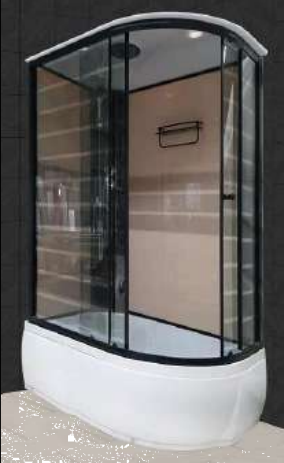 Душевая кабина Дана 54L 120*80 левая, высокий поддон