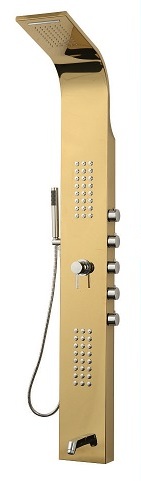 Душевая панель Дана S-915 золото