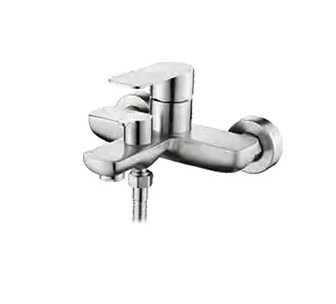 Смеситель для ванны Ledeme L73218 нержавеющая сталь (лейка и шланг в комплекте)