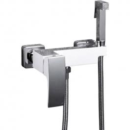 Смеситель с гигиеническим душем Gappo G2007-8 белый/хром