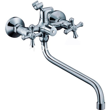 Смеситель для ванны Gappo G2246 хром (с лейкой и шлангом)