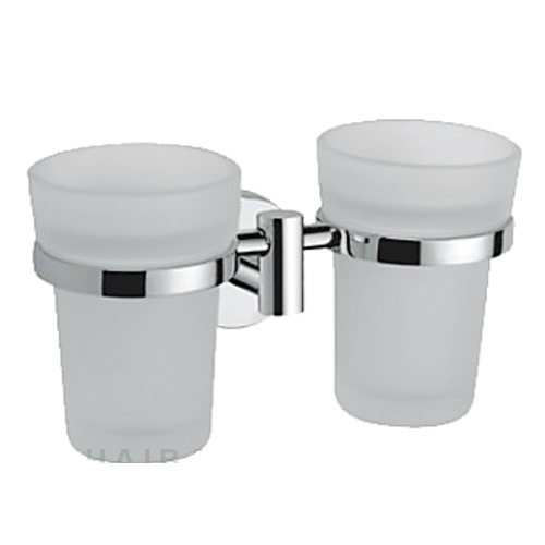 Держатель стаканов двойной Haiba HB1708 хром