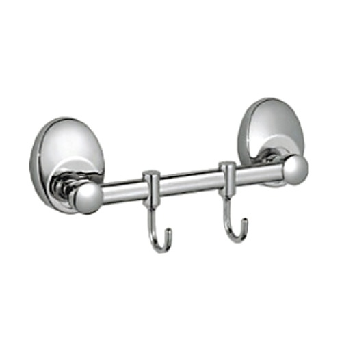 Планка с 2-мя крючками Haiba HB1615-2 хром