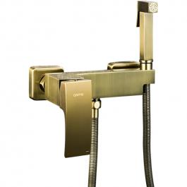 Смеситель с гигиеническим душем Gappo G2007-4 бронза