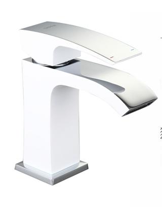 Смеситель для раковины Gappo Jacob G1007-8 белый/хром