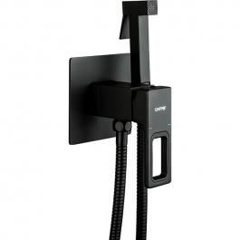 Смеситель с гигиеническим душем Gappo Futura G7217-6 черный