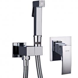 Смеситель с гигиеническим душем Gappo G7207 хром