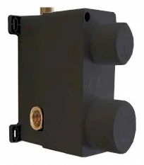 Скрытая часть E.C.A. 102166201C1EX для смесителя на 2 режима матовый черный