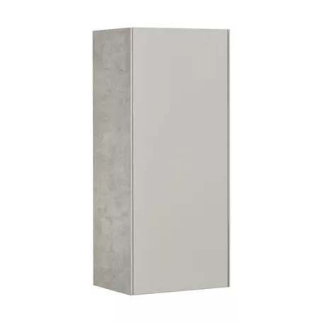 Шкафчик Акватон Сохо 35*80 Слэйт / Галька серая