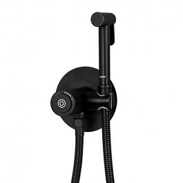 Смеситель с гигиеническим душем Gappo G7288-6 черный