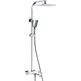 Душевая стойка с термостатом Gappo G2407-50 белый/хром