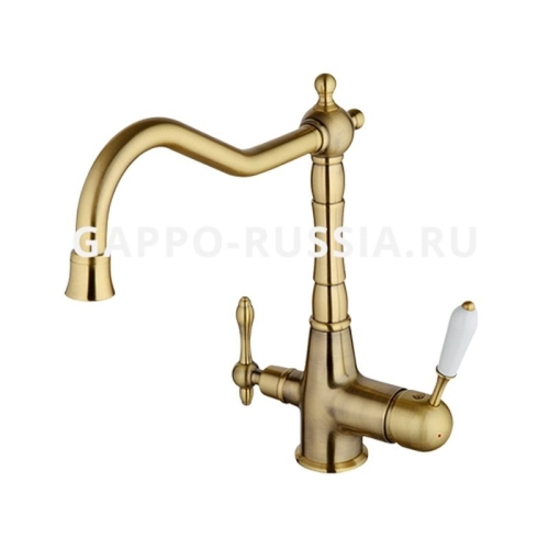 Смеситель для кухни  G4391-4 бронза