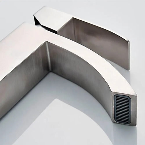 Смеситель высокий на умывальник Ledeme L71117 нержавеющая сталь фото 5