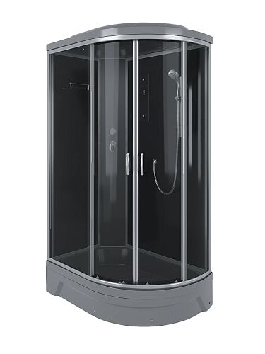 Душевая кабина ERLIT 120*80 ER351226L-C2-RUS_Gray левая, средний поддон