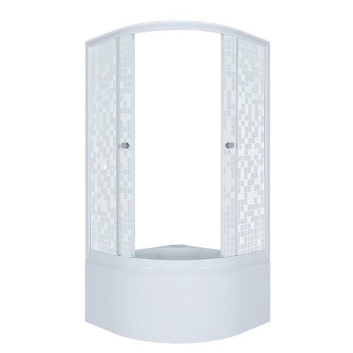 Душевое ограждение Triton Стандарт Б 90*90 высокий поддон