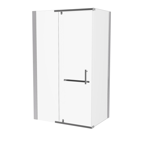 Душевое ограждение Mirsant Arena Square без поддона 120*80, 120*90 стекло прозрачное фото 2