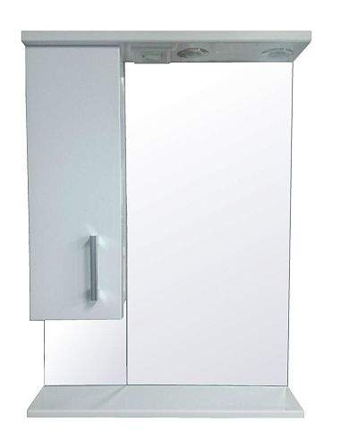 Зеркало со шкафчиком Loranto Модерн 60 80 90 L/R