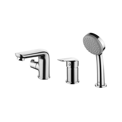 Смеситель на борт ванны 3 отв Iddis Torr хром