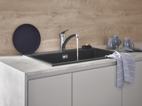 Смеситель для кухни GROHE Eurosmart с поворотным изливом, хром (33281003) фото 8