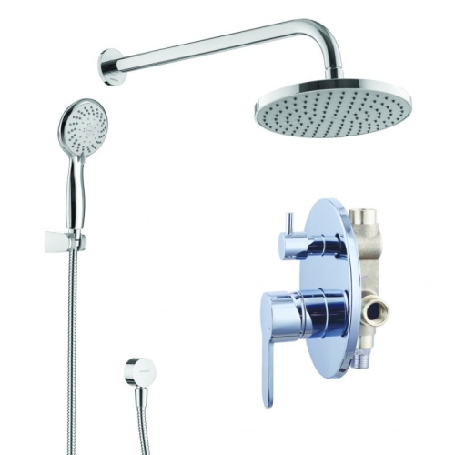 Душевой комплект со встроенным смесителем Swedbe Platta 5538