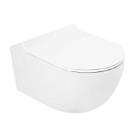 Унитаз подвесной Cezares MOLVENO безободковый белый
