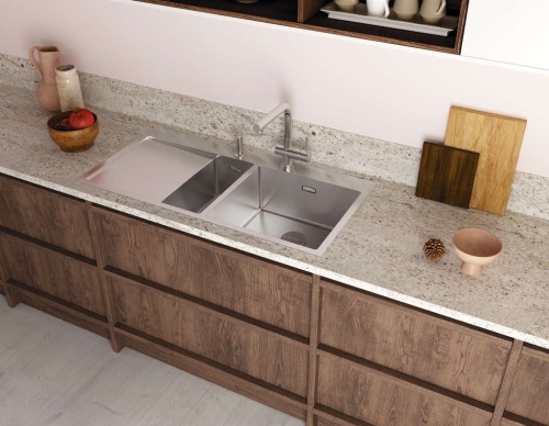  Кухонная мойка OMOIKIRI Akisame 100-2 L/R (3 цвета) фото 2