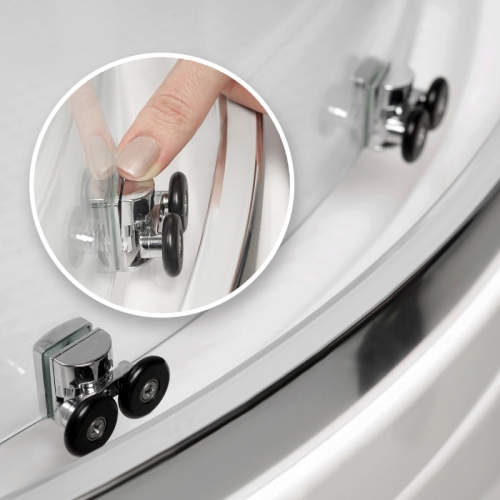 Душевой угол Wasserkraft Lippe 45S 120*90 стекло прозрачное фото 5