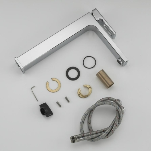 Смеситель высокий для раковины Gappo Futura G1018-2 хром фото 5