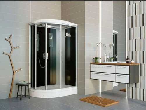 Душевая кабина ERLIT 120*80 ER3512PR-C4-RUS левая тонированная фото 4