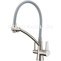 Смеситель для кухни G4398 сатин-серый
