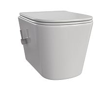 Унитаз подвесной безободковый Taliente Correto CR25200+SMcromo с функцией биде