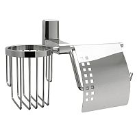 Держатель туалетной бумаги и освежителя Wasserkraft Leine K-5059 хром