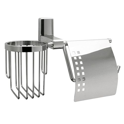 Держатель туалетной бумаги и освежителя Wasserkraft Leine K-5059 хром