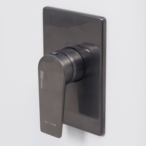 Встроенный смеситель для душа Wasserkraft Wiese 8451 оружейная сталь фото 3